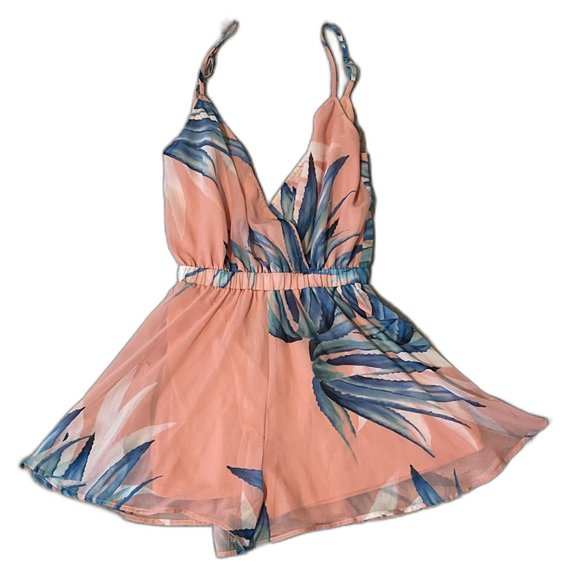 Show Me Your Mumu Olympia Romper Tropical Twist Size Small - Picture 6 of 9